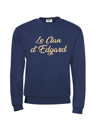 SWEATSHIRT VELOURS LE CLAN D'EDGARD made in France Edgard Paris