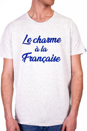 T-SHIRT VELOURS LE CHARME À LA FRANÇAISE made in France Edgard Paris